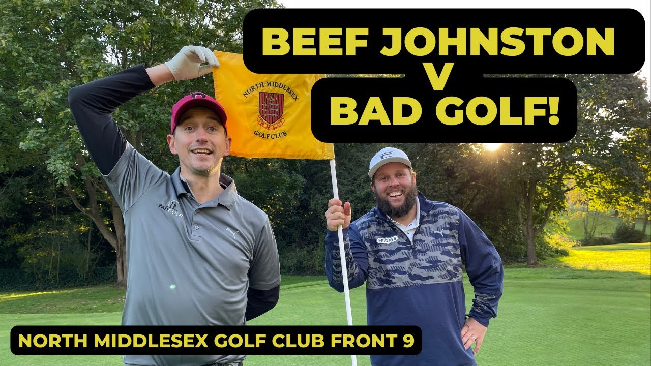 Beef Johnston v Bad Golf – Can a 13HC comic beat Tour Pro OFF SCRATCH?! Beef's Golf Club Matchplay!