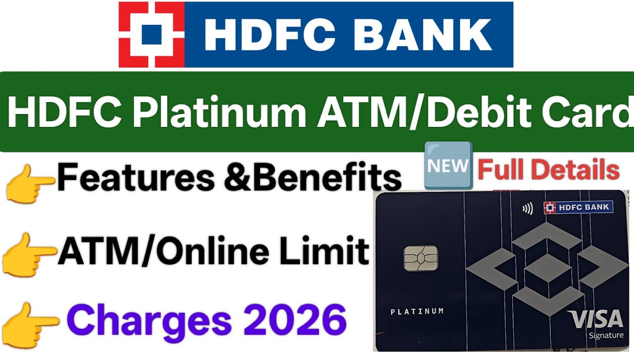 Hdfc platinum debit card benefits 2026 | Hdfc platinum debit card charges | Hdfc Platinum Debit card