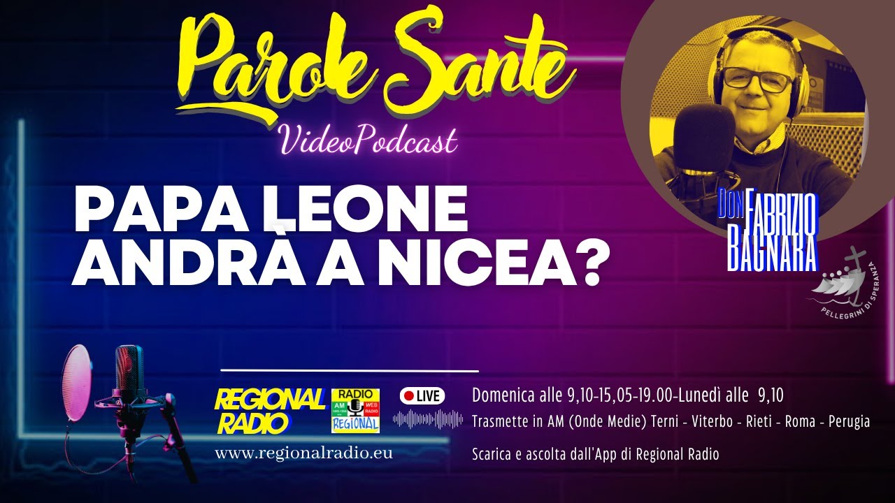 Papa Leone andrà a Nicea?