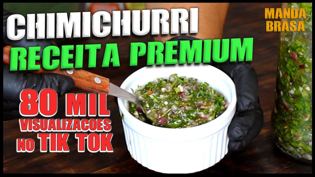 Como fazer molho chimichurri argentino - versão premium, a melhor receita para o seu churrasco