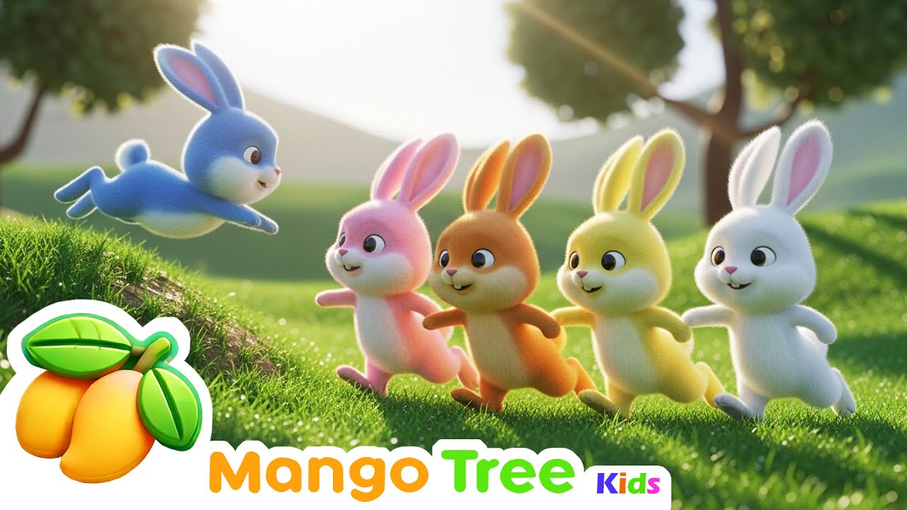 🐰 Bunny Counting Song | Mangotree Kids Nursery Rhymes & Kids Songs 