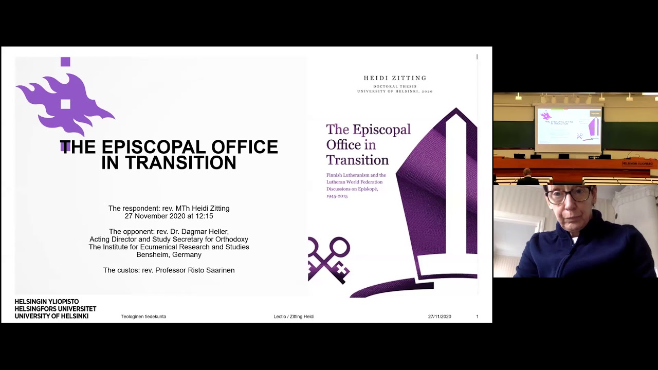 Doctoral Defense: The Episcopal Office in Transition