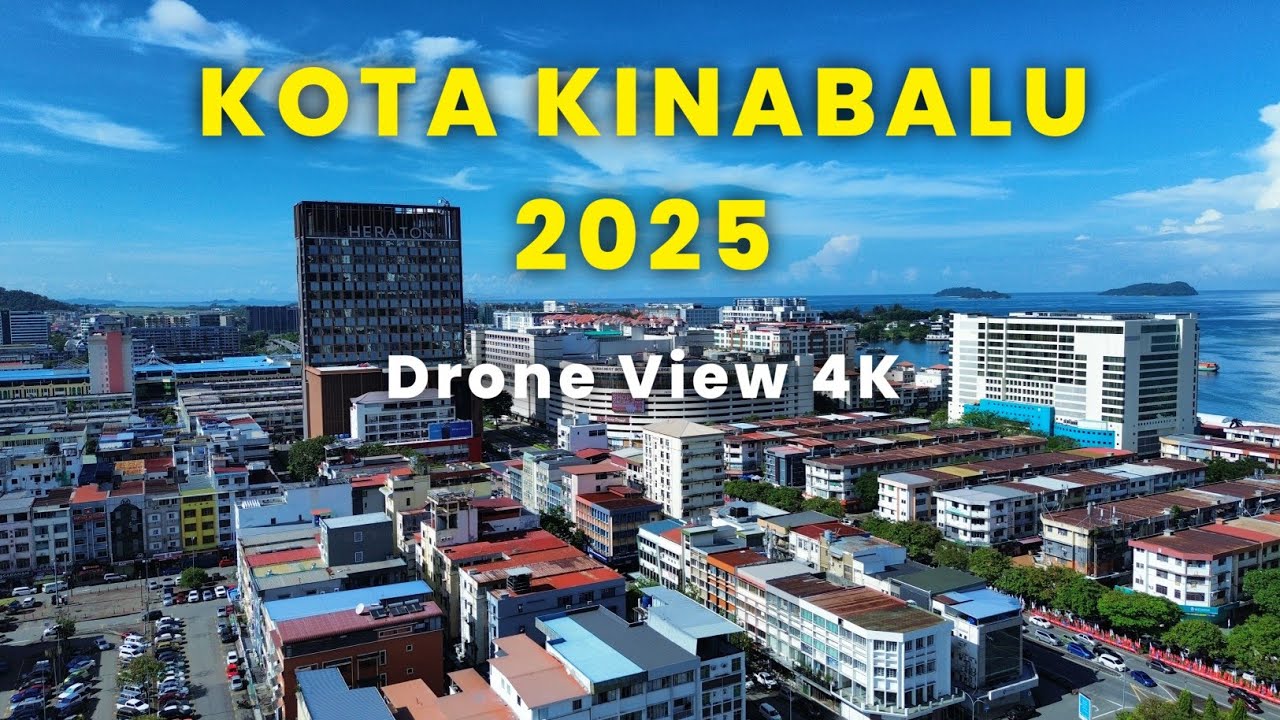 Kota Kinabalu 2025 – Stunning 4K Drone View of the City
