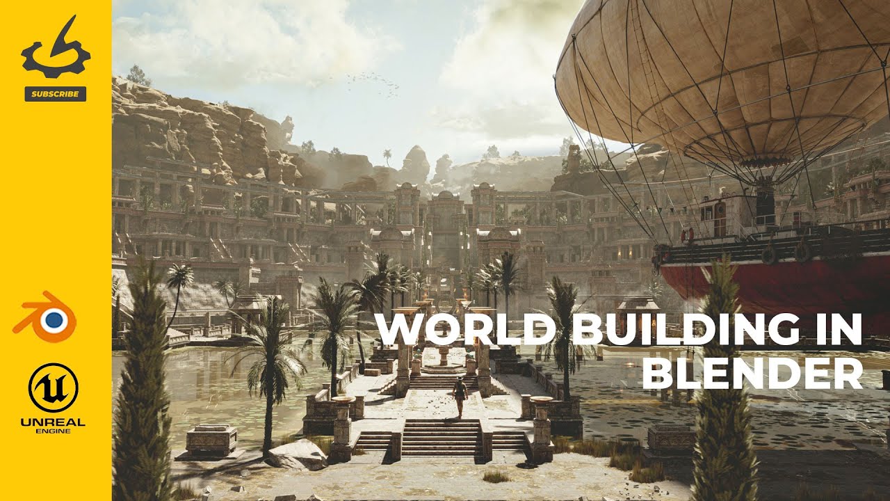 World Building in Blender with KitBash3D's Secrets of the Luminara