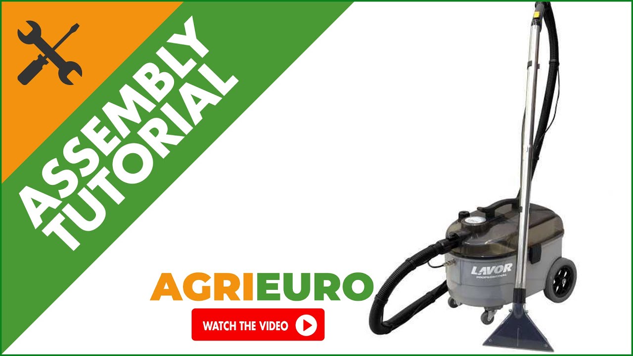 Lavor Jupiter Carpet Cleaner - Fabric Vacuum Cleaner - Assembly tutorial