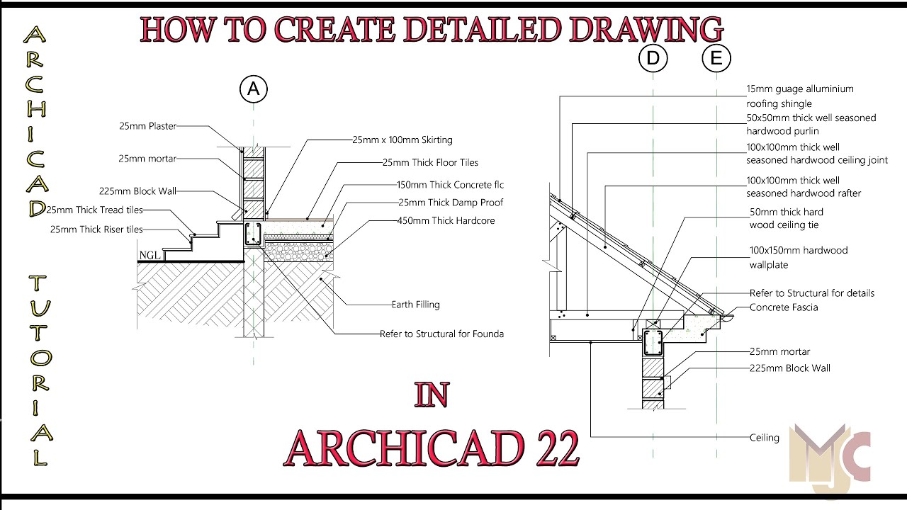HOW TO CREATE FOUNDATION DETAILS (DRAFT DETAILS) #details