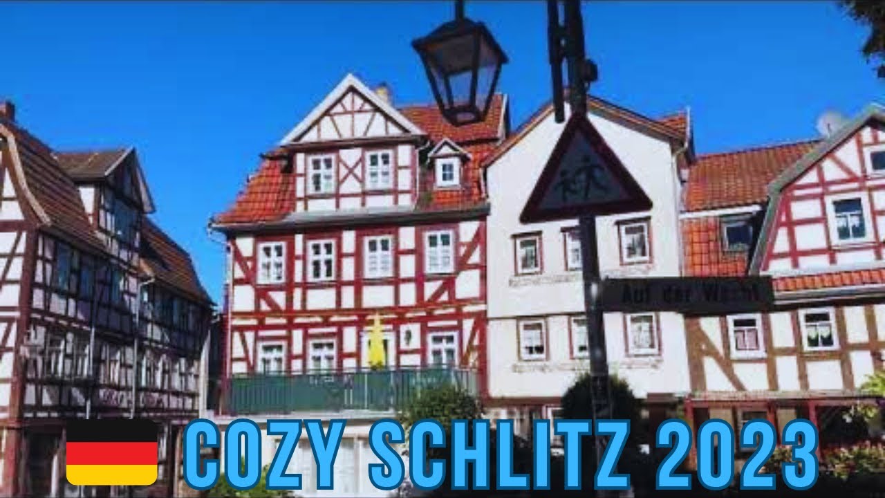 Schlitz. Walking  Germany 4k🇩🇪