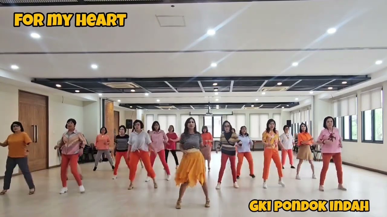For my heart ld....Linedance Gki pondin ....💃💃💃