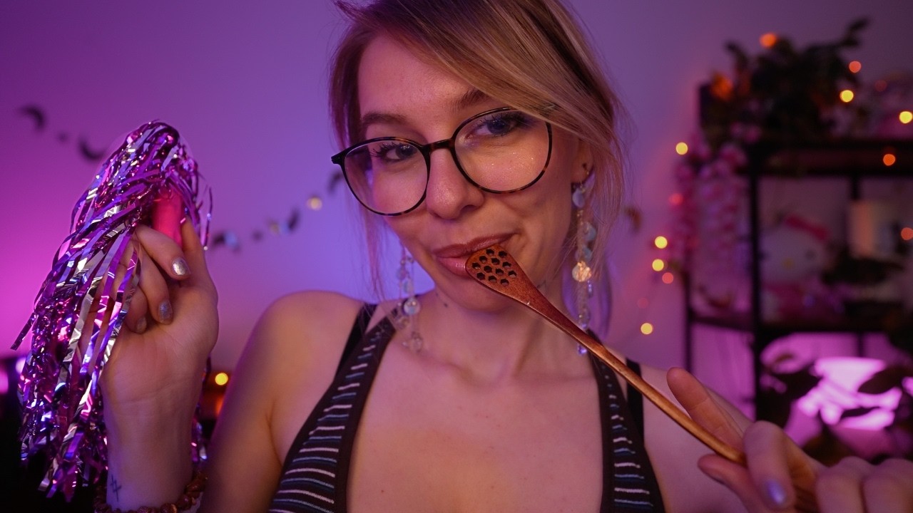 ASMR so you can focus.. on sleeping ⭐✨ (sleepy visuals, mouth & layered sounds)