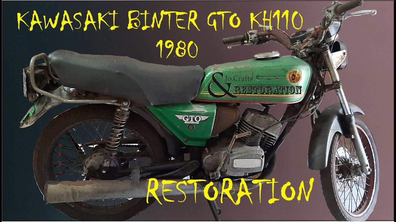 KAWASAKI BINTER GTO KH110 1980 RESTORATION | PART 1 | DISASSAMBLE | RESTORASI MOTOR TUA KAWASAKI