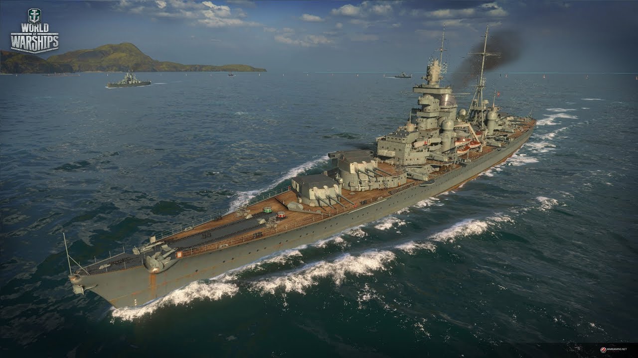 WOWs Blitz. Обзор крейсера  Германии Hindenburg.