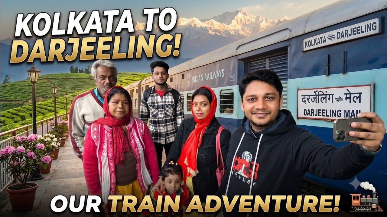 Kolkata to Darjeeling By Train | Darjeeling Mail | Train Journey 