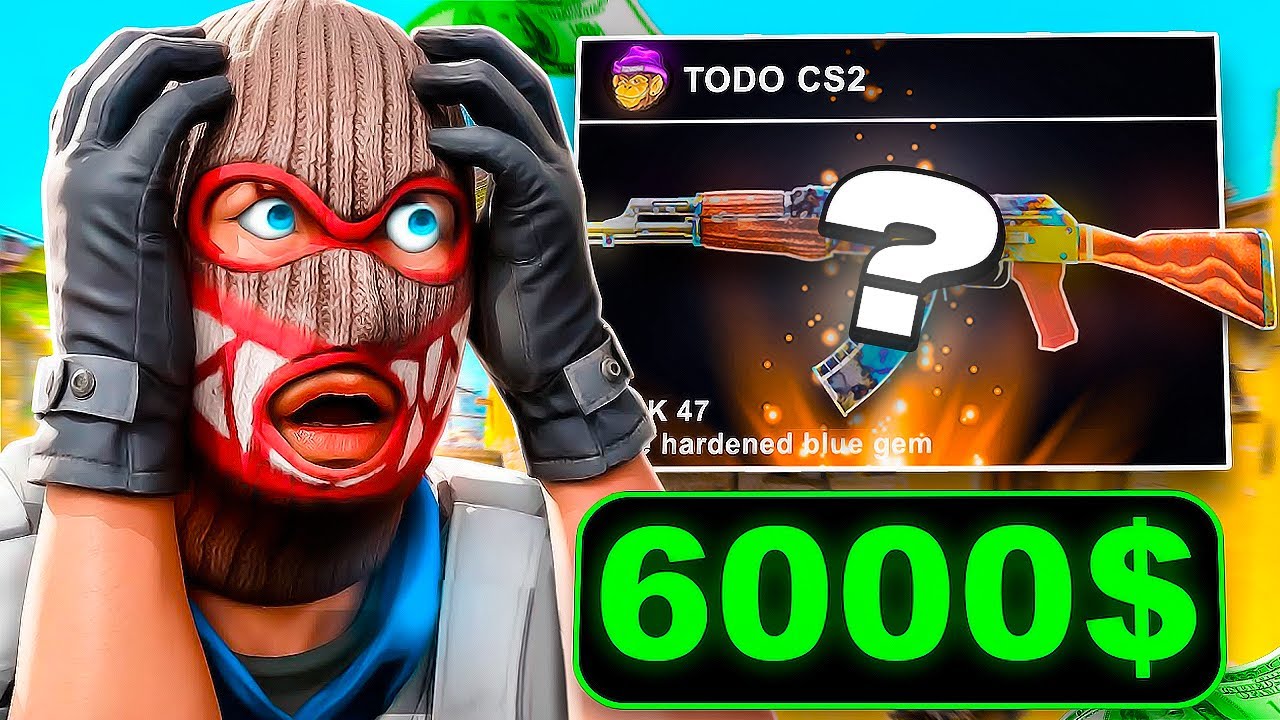 TIENE UN AK47 BLUE GEM DE 6000$!! REACCIONANDO A INVENTARIOS #1