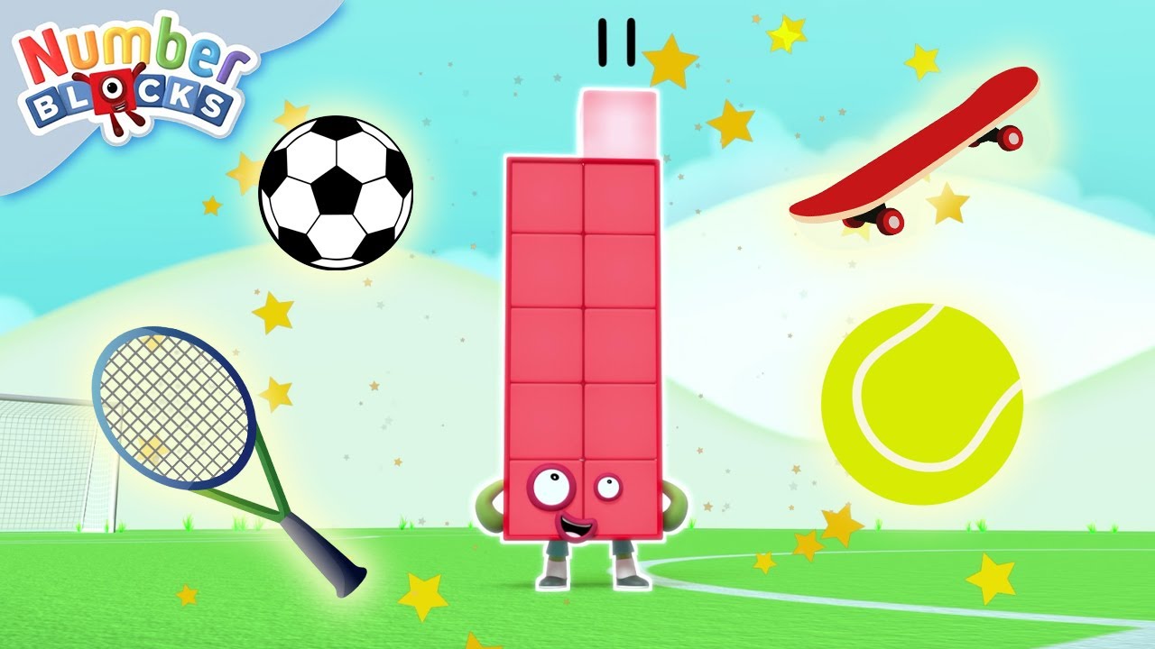 🥇Sports Party: Count and Play! ⚽| Learn to count | Numberblocks