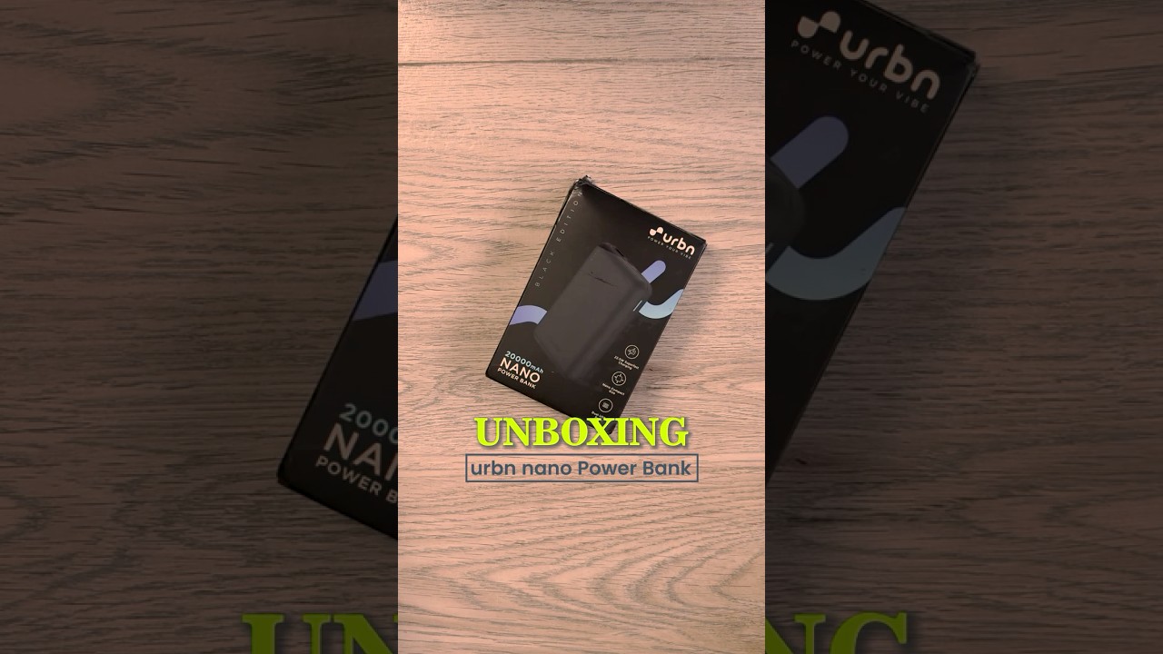 Urbn Nano 20000mAh #powerbank #fastcharging #under1500 #iphone #android #tech #madeinindia