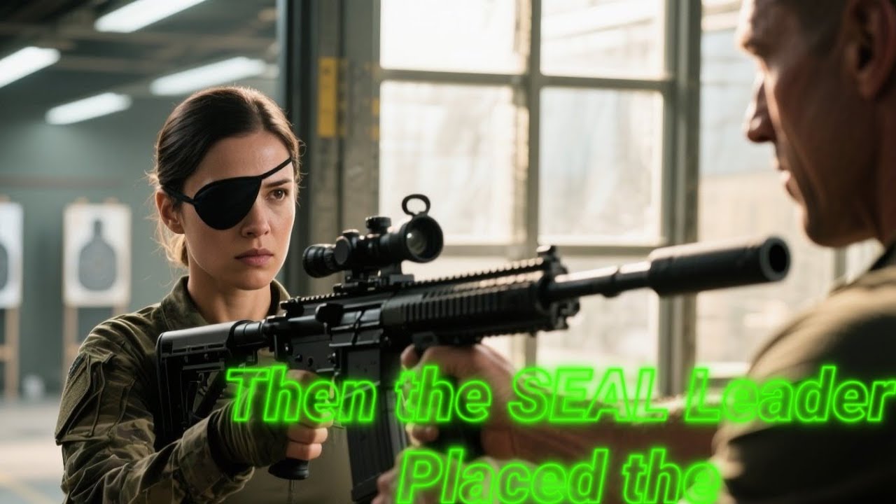 She Entered the Shooting Range Wearing an Eye Patch — Then the SEAL Leader Placed the Barrett .