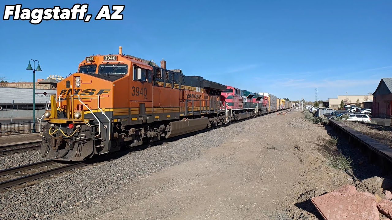 Railfanning Flagstaff, AZ Feat. Ferromex & NS power!