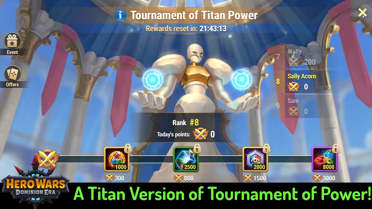Titan Tournament of Power — Hero Wars: Dominion Era