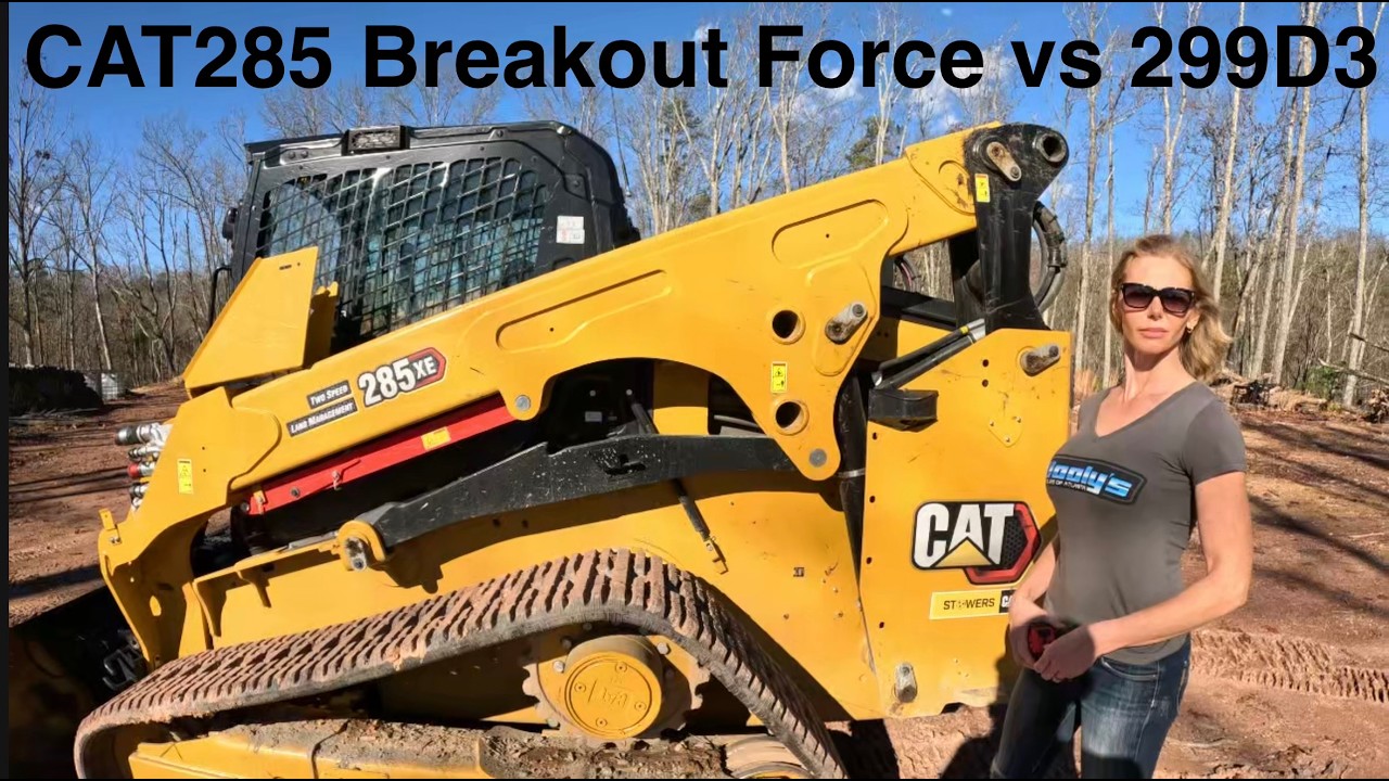 Подъемная сила CAT 285XE по сравнению с 299D3XE