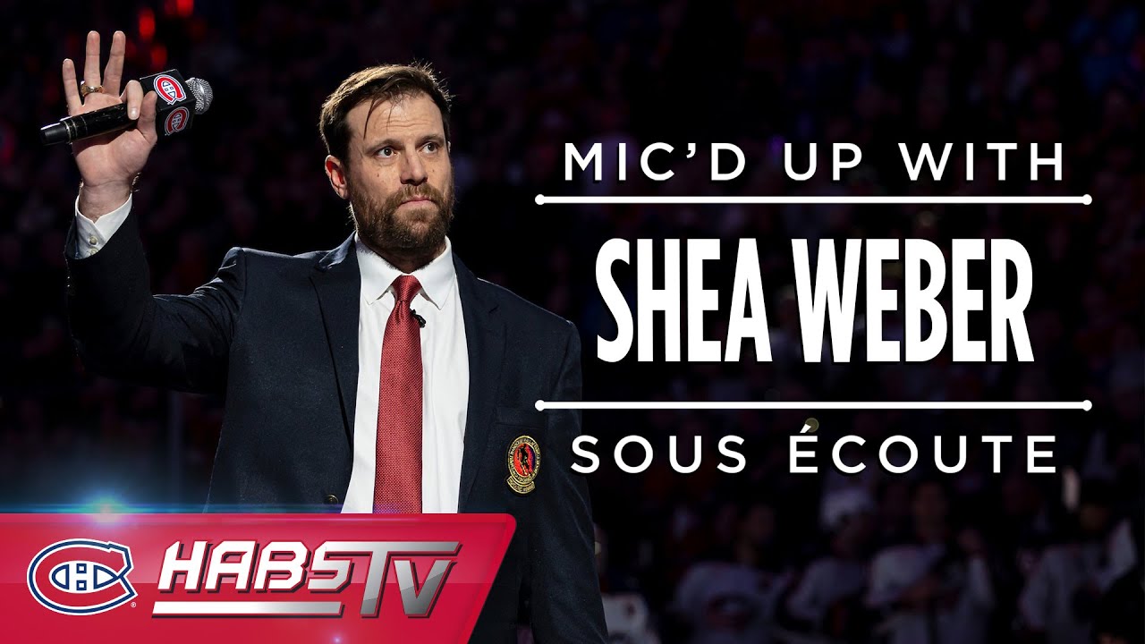 Shea Weber mic'd up at a Habs' game