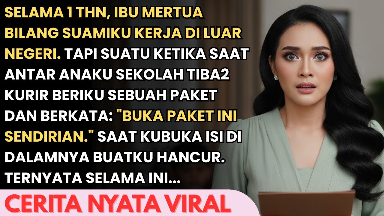 SAAT ANTAR ANAK SEKOLAH ADA KURIR SERAHKAN PAKET DAN BERKATA 