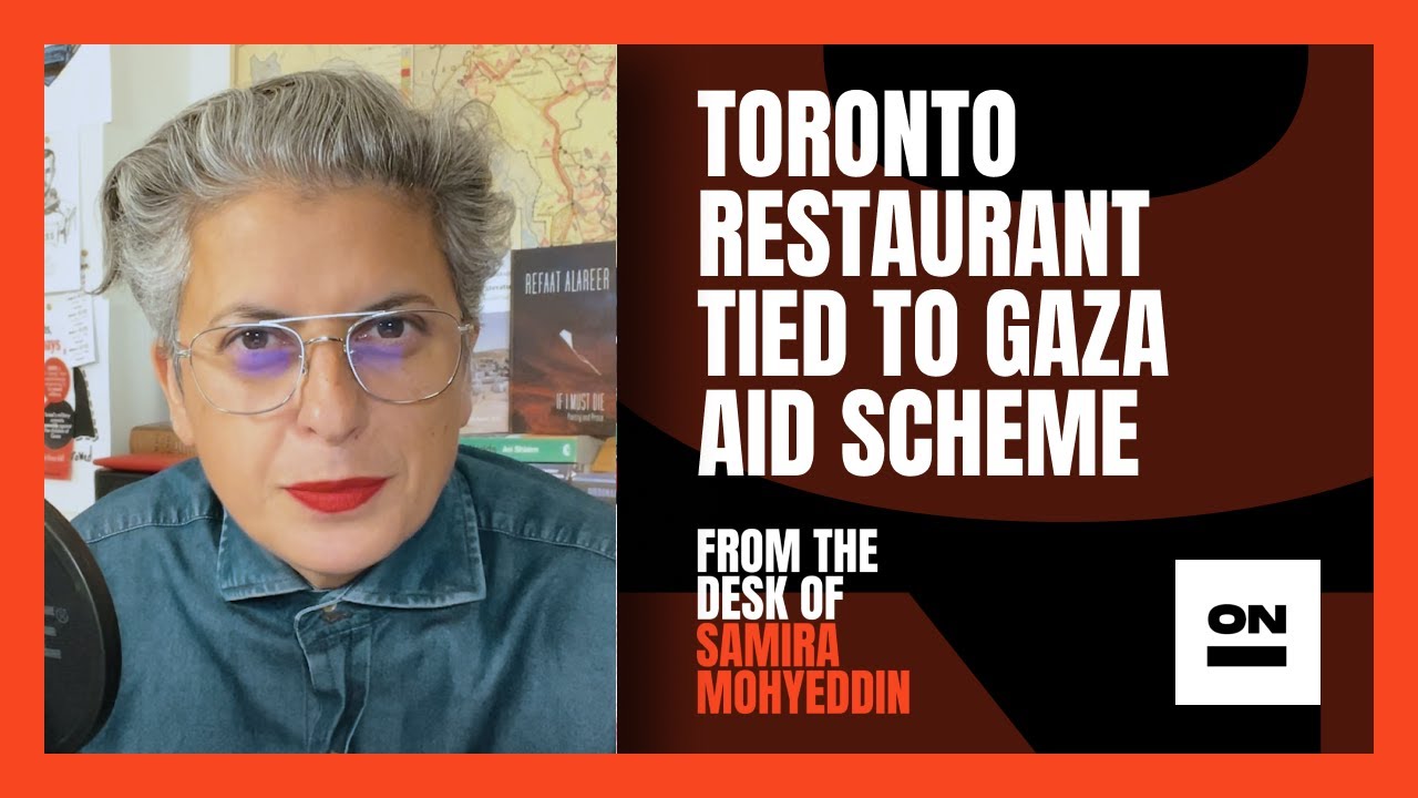 TORONTO RESTAURANT OWNER IS SPOKESMAN FOR ISRAELI BACKED GAZA AID SCHEME