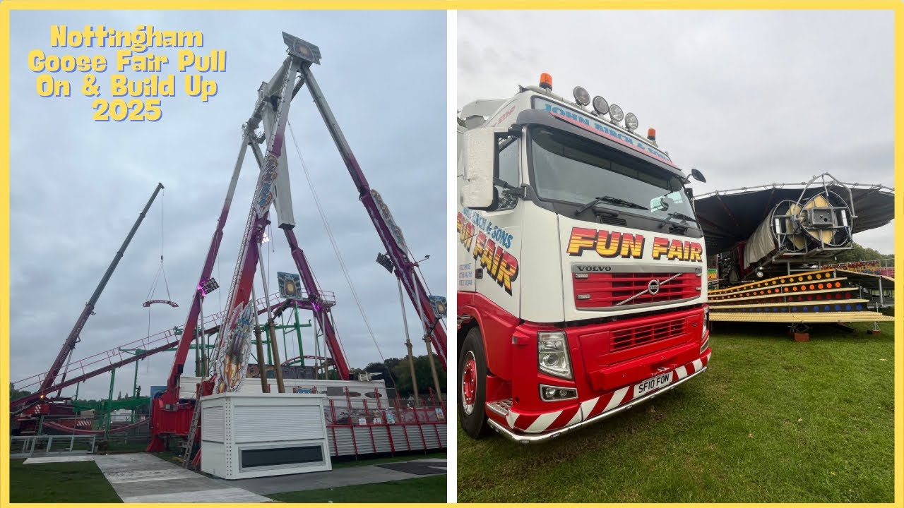 Goose Fair 2025 Kicks Off! Day 1 & 2 Build-Up Madness in Nottingham