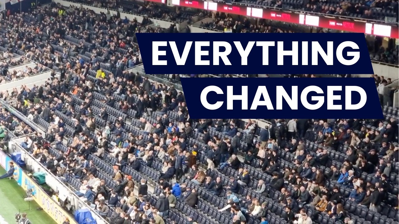 1–0 Up… Then Everything Changed | Tottenham vs Crystal Palace Vlog