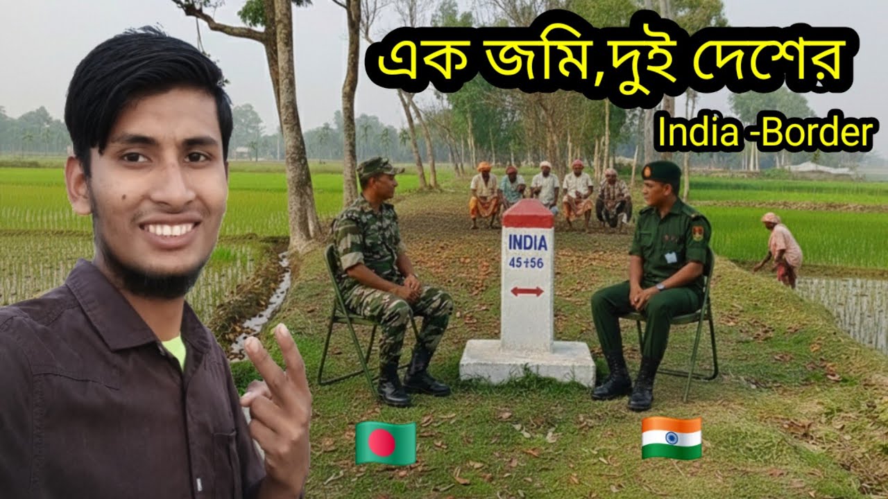 এক জমি দুই দেশের, India Border, blogs video,homeland bangladesh