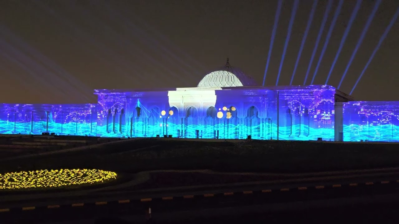 Light show @ sharjah University @ uae