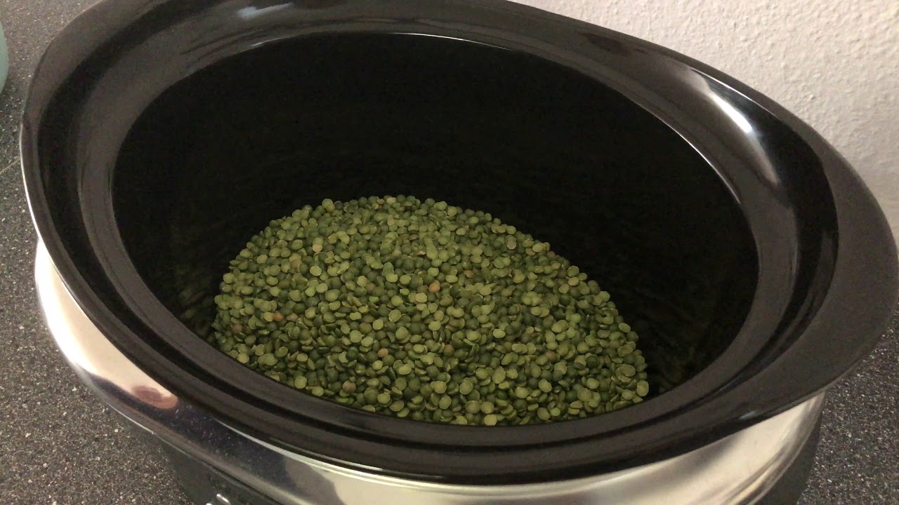 Erwtensoep uit de slowcooker / Crockpot