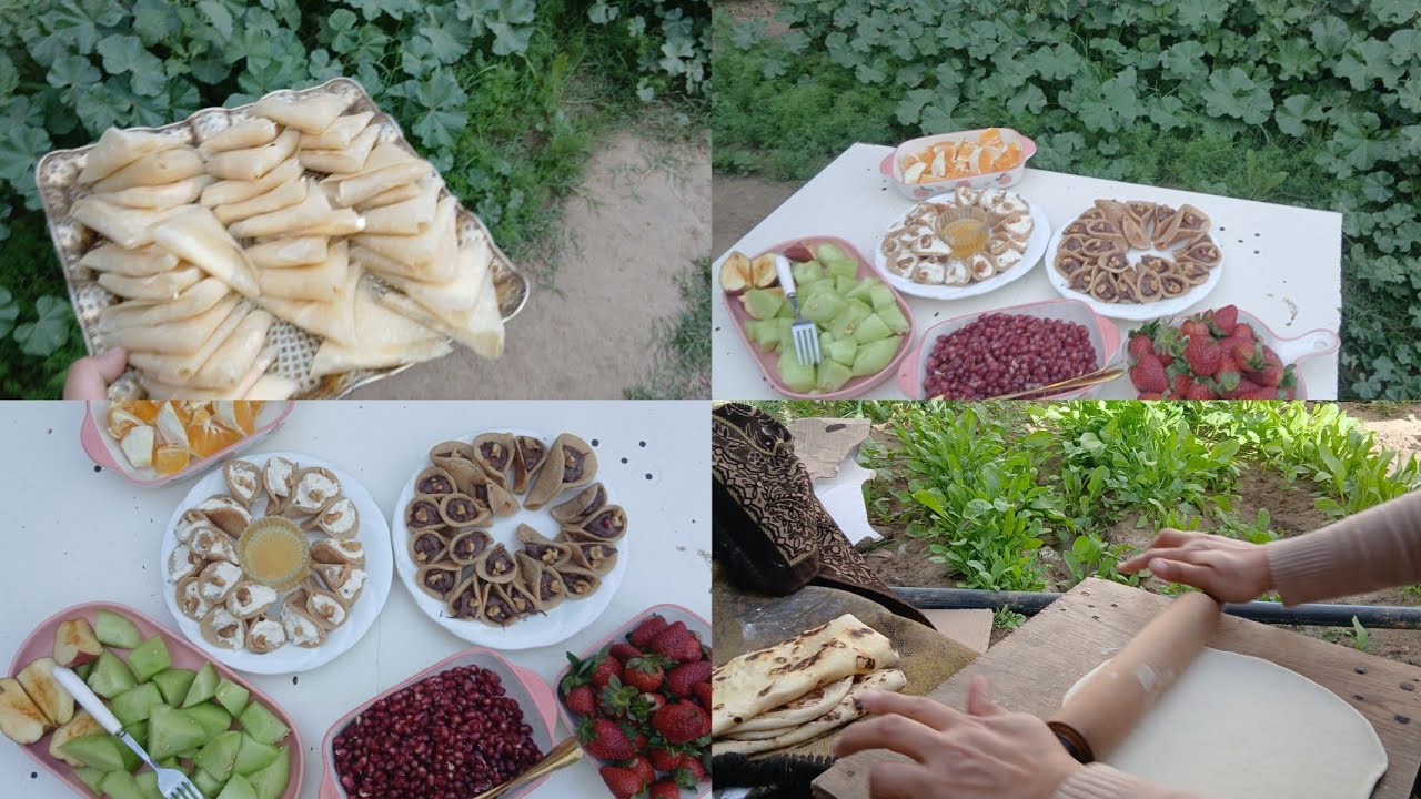 فطور وسحور أول يوم رمضان في غ ز ة🤍على خط الافطار