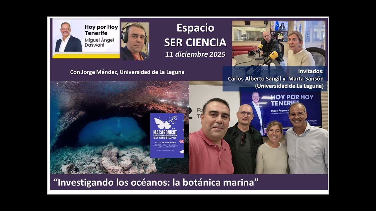 SER CIENCIA RadioClubTF CarlosSangil MartaSansón ULL 11Dic2025
