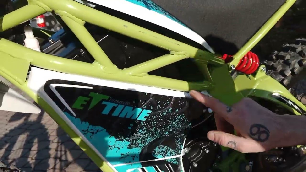 ET TIME  MOTO Electric Enduro Bike with gearbox.