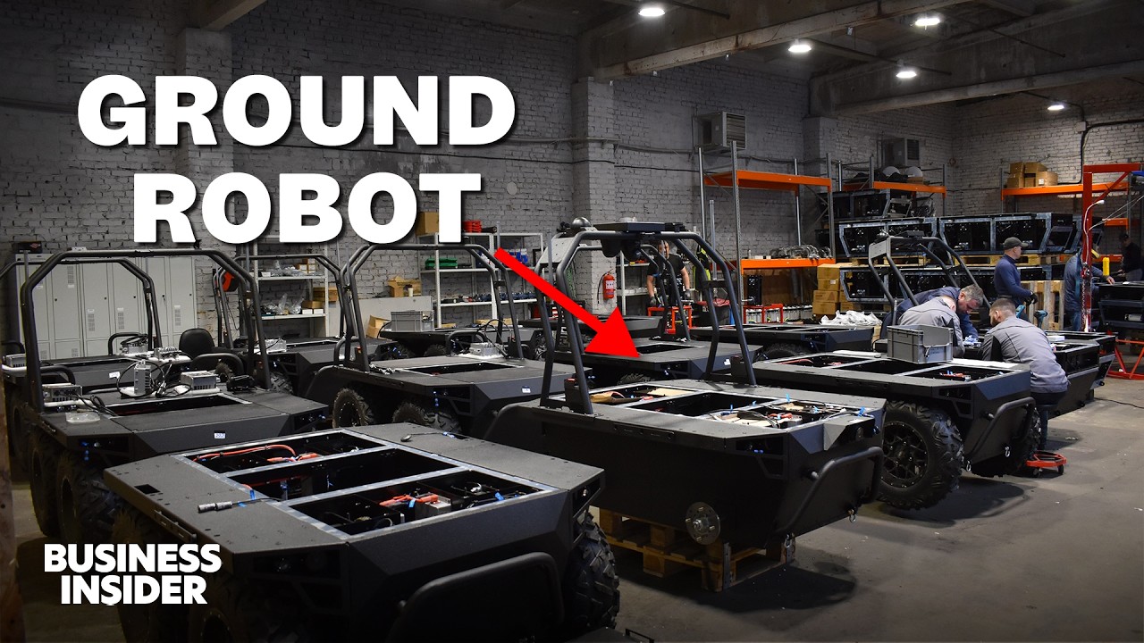 Inside The Factory Making 'Mothership' Ground Robots For Ukraine's Fighters