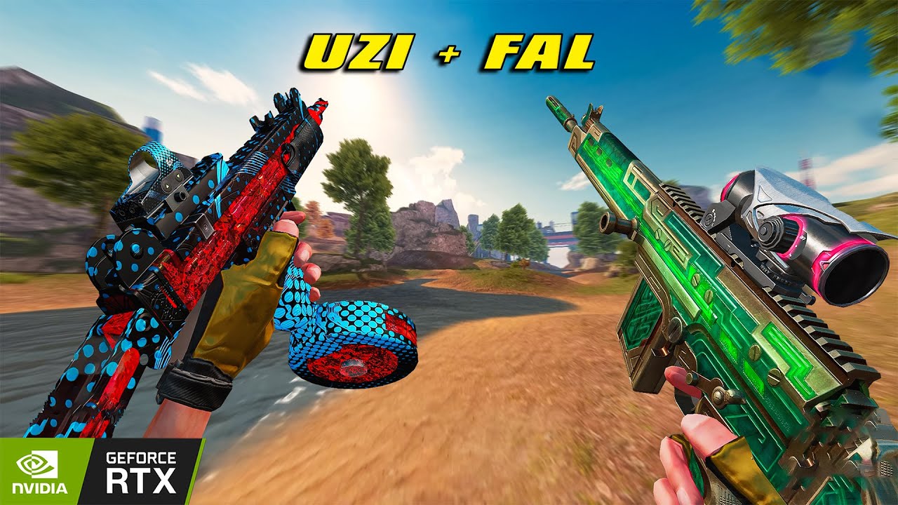 FAL Ruins + Uzi Array 2 Match Blood strike random squad max graphic