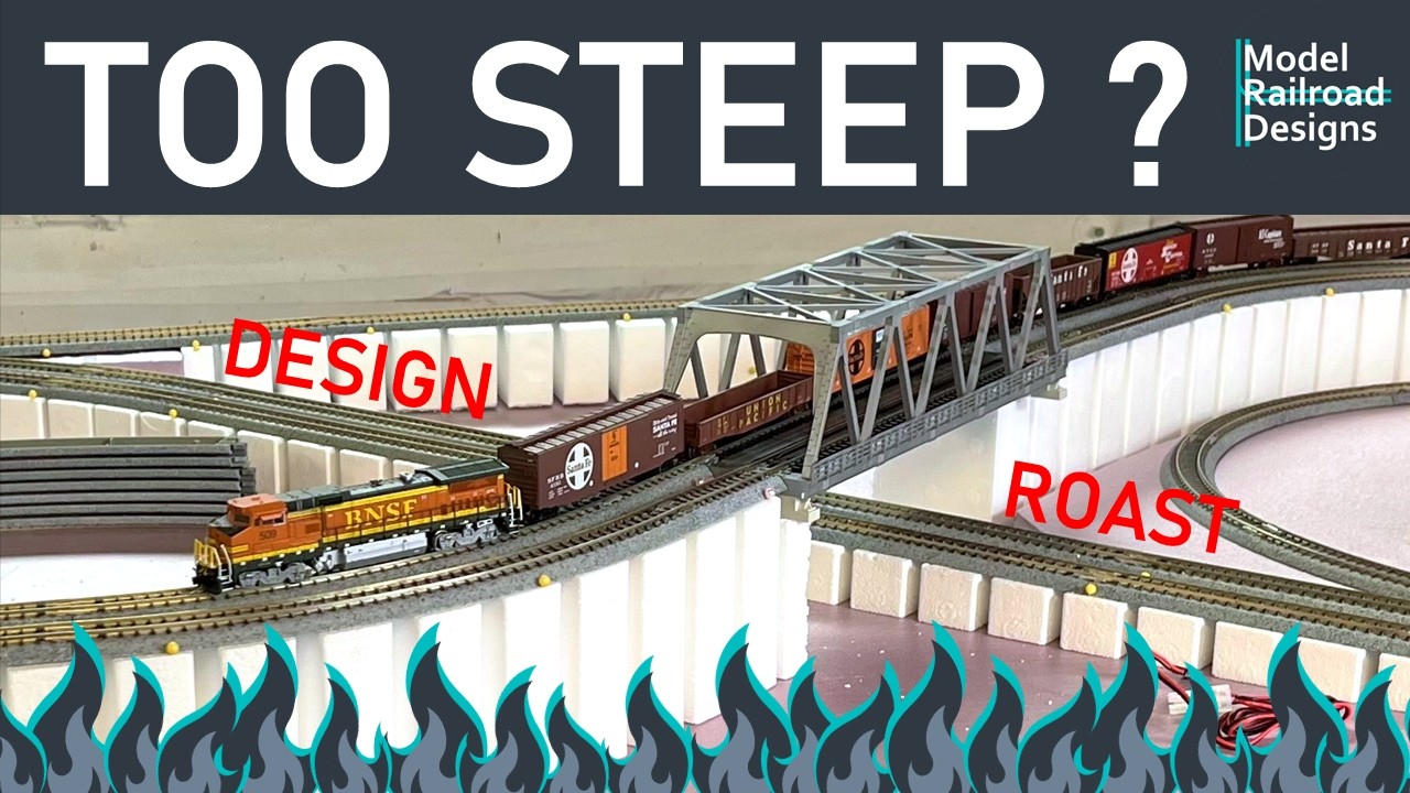 Ваши поезда действительно смогут подняться по этому склону? | Крутые подъемы ~218