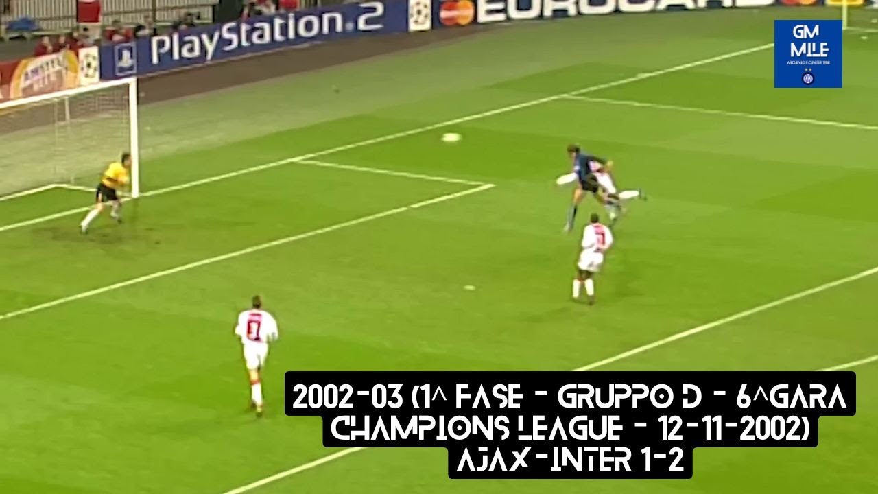 2002-03 (Gruppo D - 6^ #CL - 12-11-2002) Ajax-INTER 1-2 [Crespo,Crespo,Aut.Córdoba] Gol '2' Ned