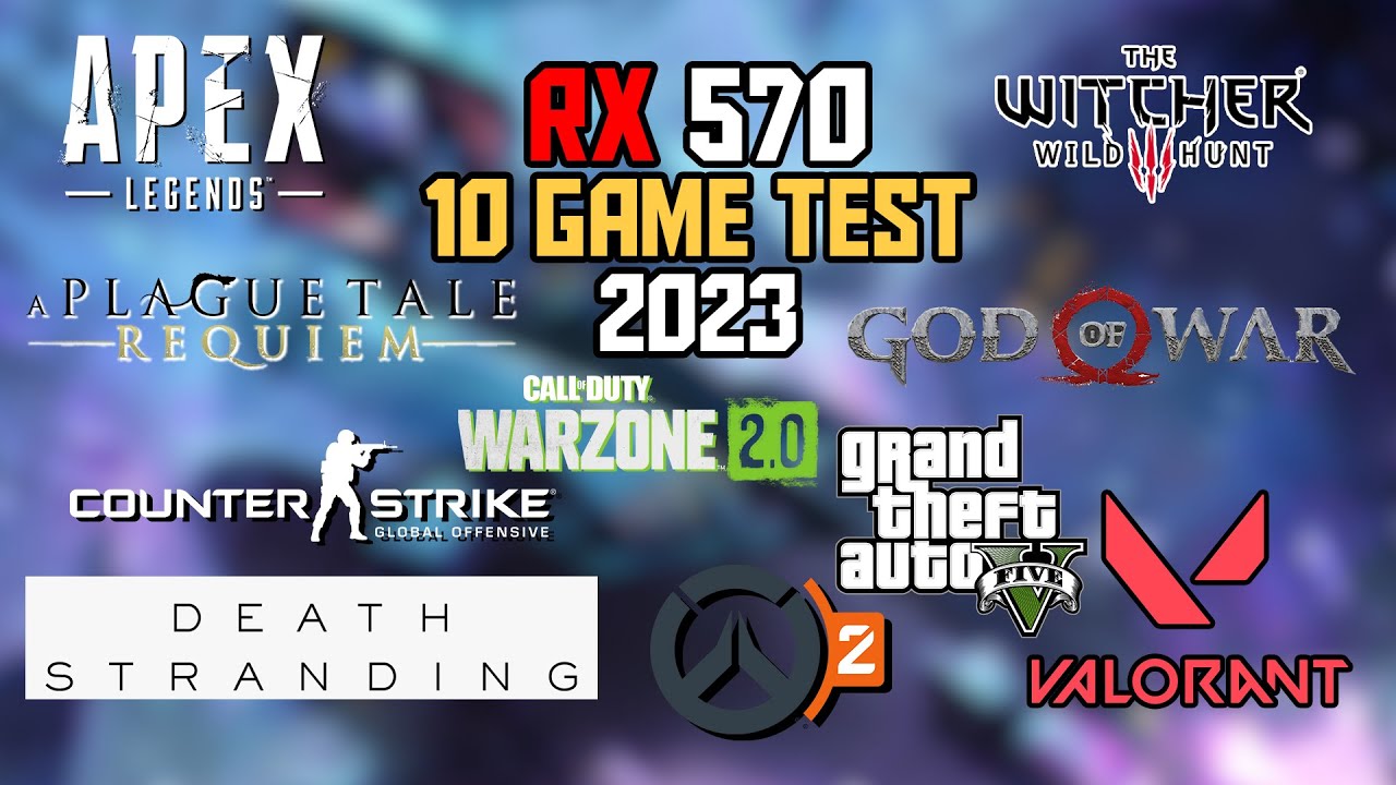 RX 570 4GB + i5 3470 in 2023 | Test in 10 Games