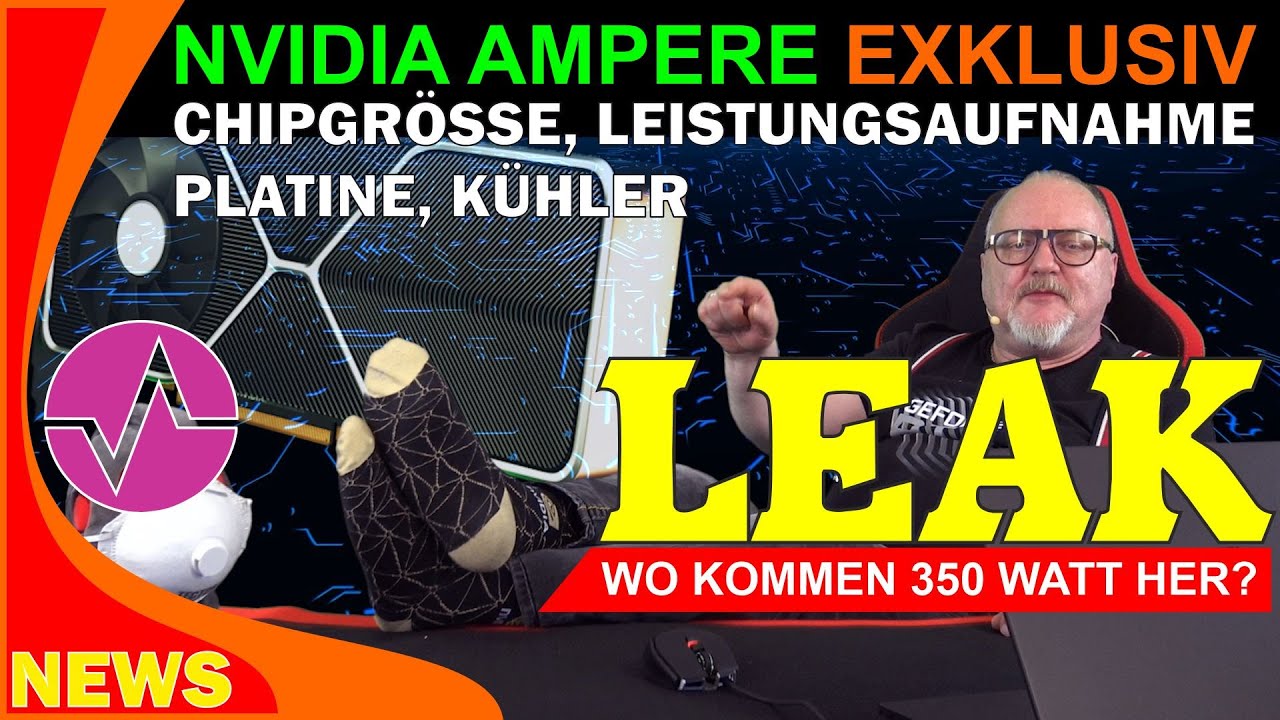 GeForce RTX 3090 und 3080 - Chipgr&ouml;&szlig;e, GDDR6X, 350 Watt aufgeschl&uuml;sselt, Platinendesign | Leak!