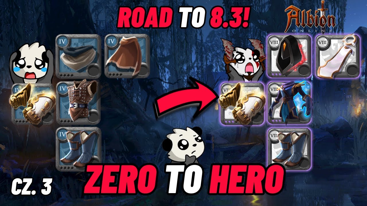 Hardcore Zero to Hero na Ava rękawicach cz.3 - 4.0 do 8.3? Dead = Koniec challengu! - Albion Online
