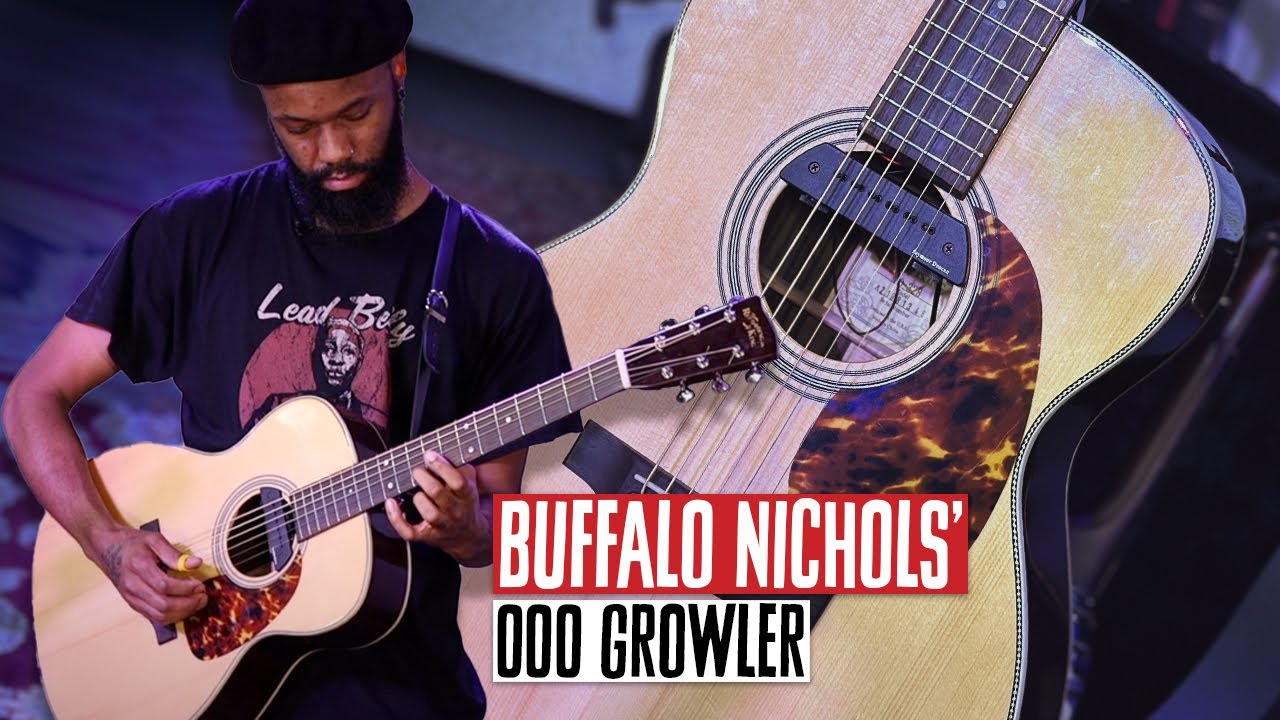 Buffalo Nichols Booms with a 000 & 0 Acoustic Guitars