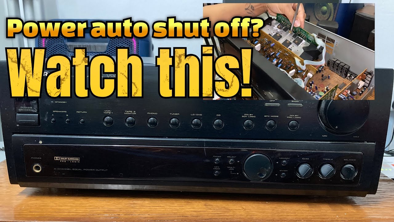 Pioneer VSX-455 power auto shut off?