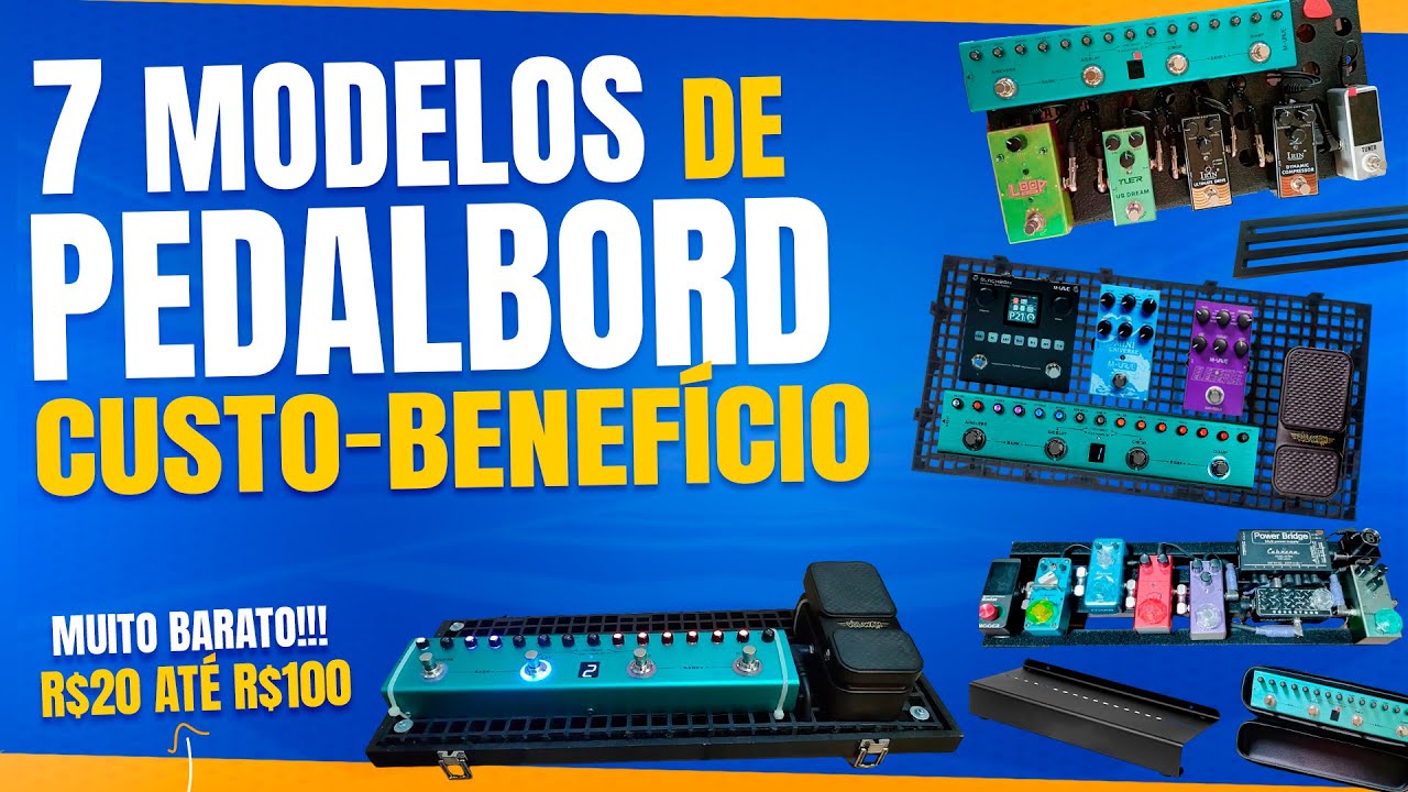 7 IDEIAS DE PEDALBOARD BARATO | PARA TANK-G, BLACKBOX,TANK-MINI E DIVERSOS PEDAIS E PEDALEIRA