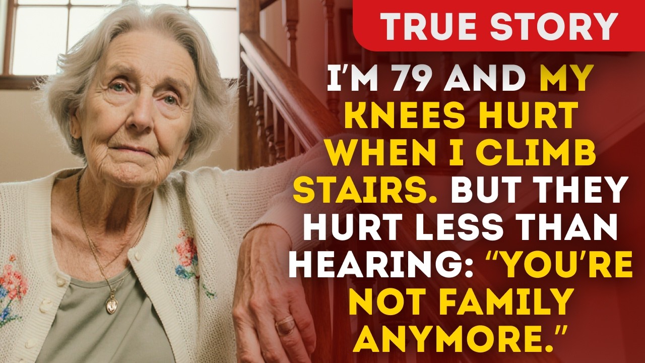I’m 79 And My knees hurt when I climb stairs. But They Hurt Less Than Hearing: “You’re not family