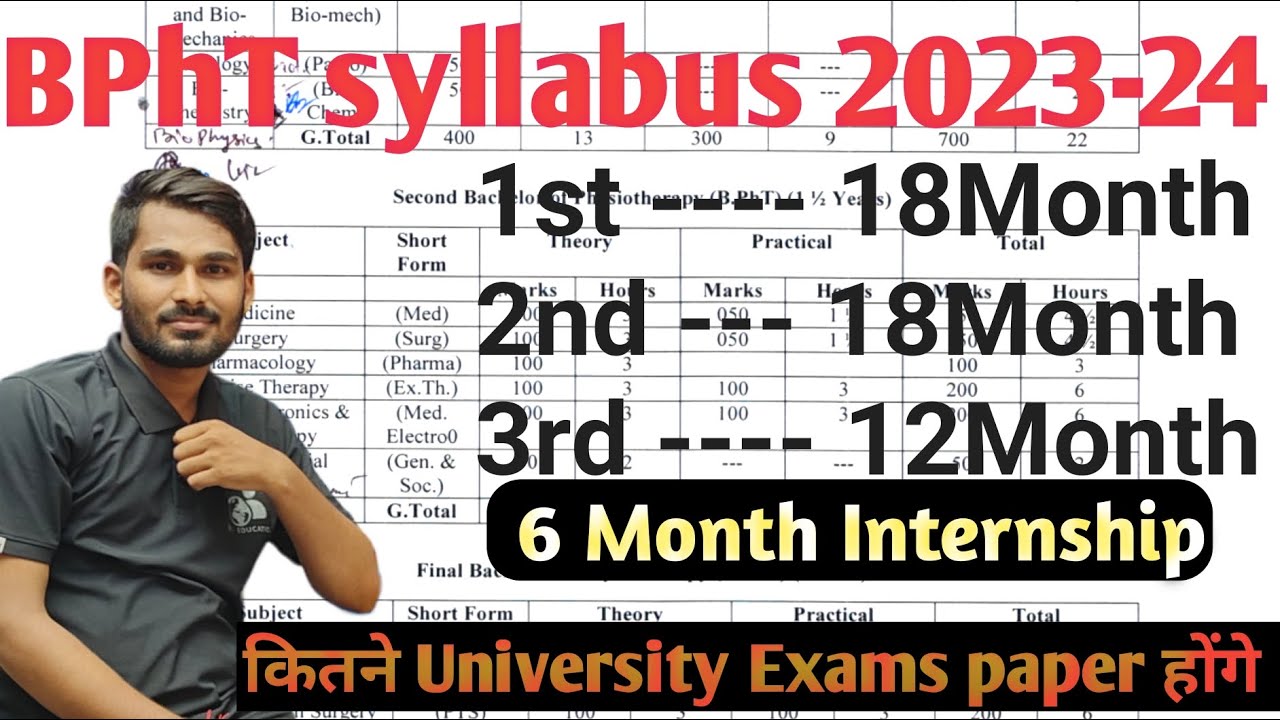 bpt | bpt course details|bpt syllabus|physiotherapy|bpt medical course|bpt me kitne subject hote hai