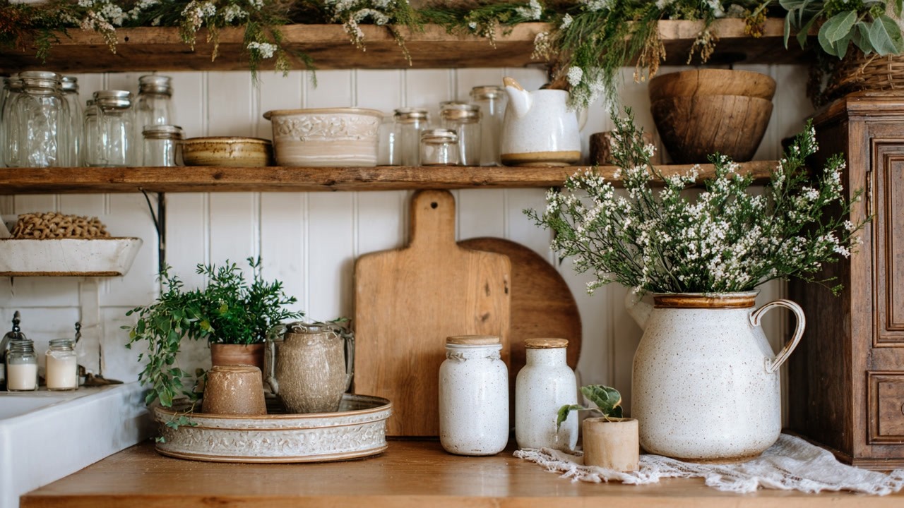 Rustic Farmhouse Winter Decor Cozy Home Inspiration Vintage Thrifted Tips