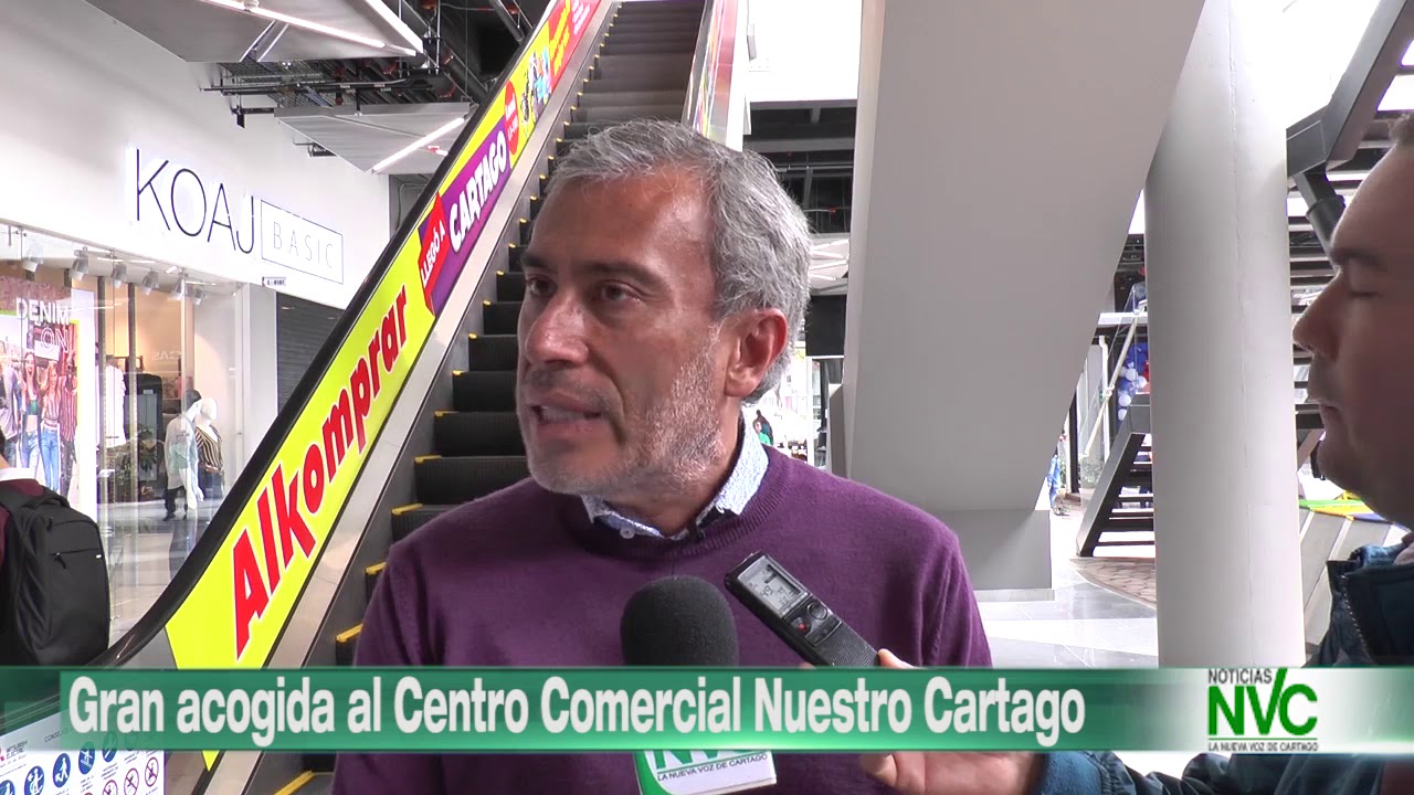 Gran acogida al Centro Comercial Nuestro Cartago