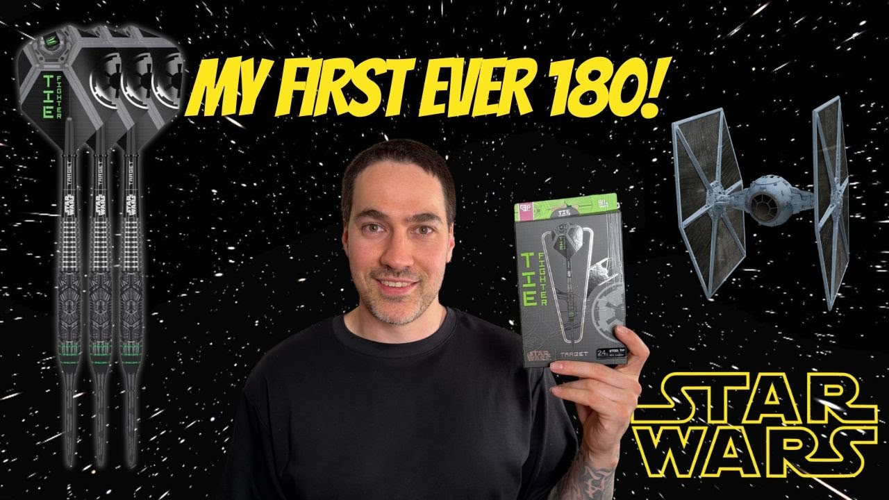 TIE FIGHTER Darts + My First EVER 180!!