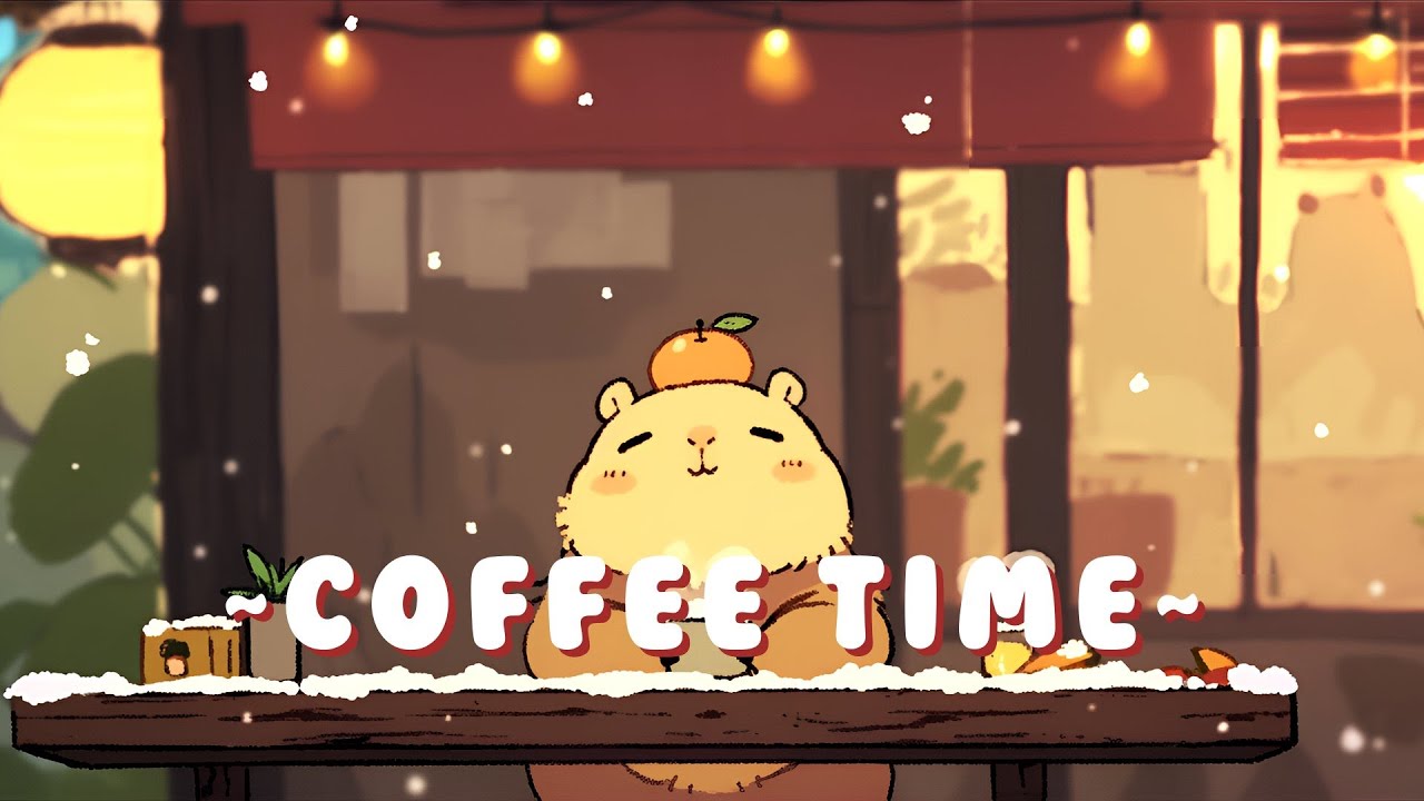 Capybara Music Corner - Study & Chill Music Mix ~ Cozy Times ~ 🦫 🌙 📖